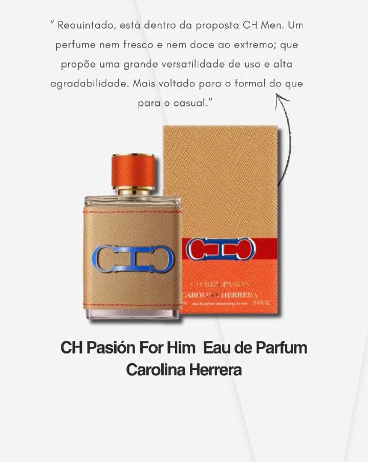 Perfume Masculino CH Pasión For Him Eau de Parfum - Carolina Herrera 100 ml