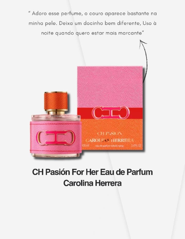 Perfume feminino CH Pasión Eau de Parfum - Carolina Herrera 100 ml